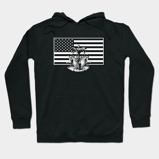 HAITIAN AMERICAN FLAG Hoodie by LILNAYSHUNZ